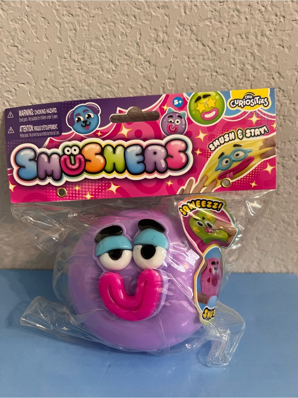 Authentic ORB Curiosities Smushers Face Squishy!💜😃💜😃💜